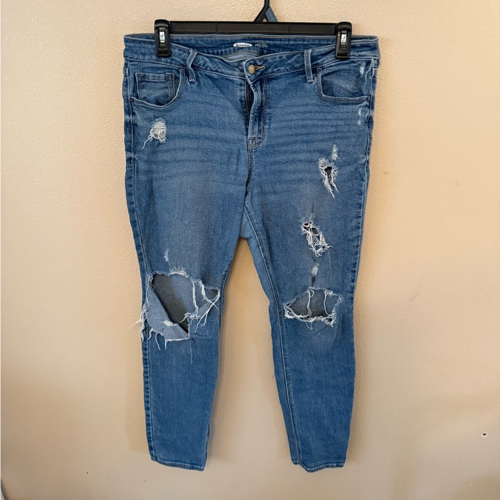 Old Navy Distressed Skinny Jeans